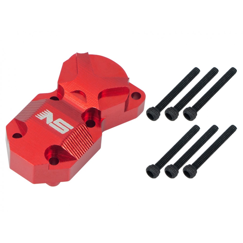 CNC Aluminum Diff Cover (RED) - AXIAL SCX24 CNC Aluminum Diff Cover (RED) - AXIAL SCX24