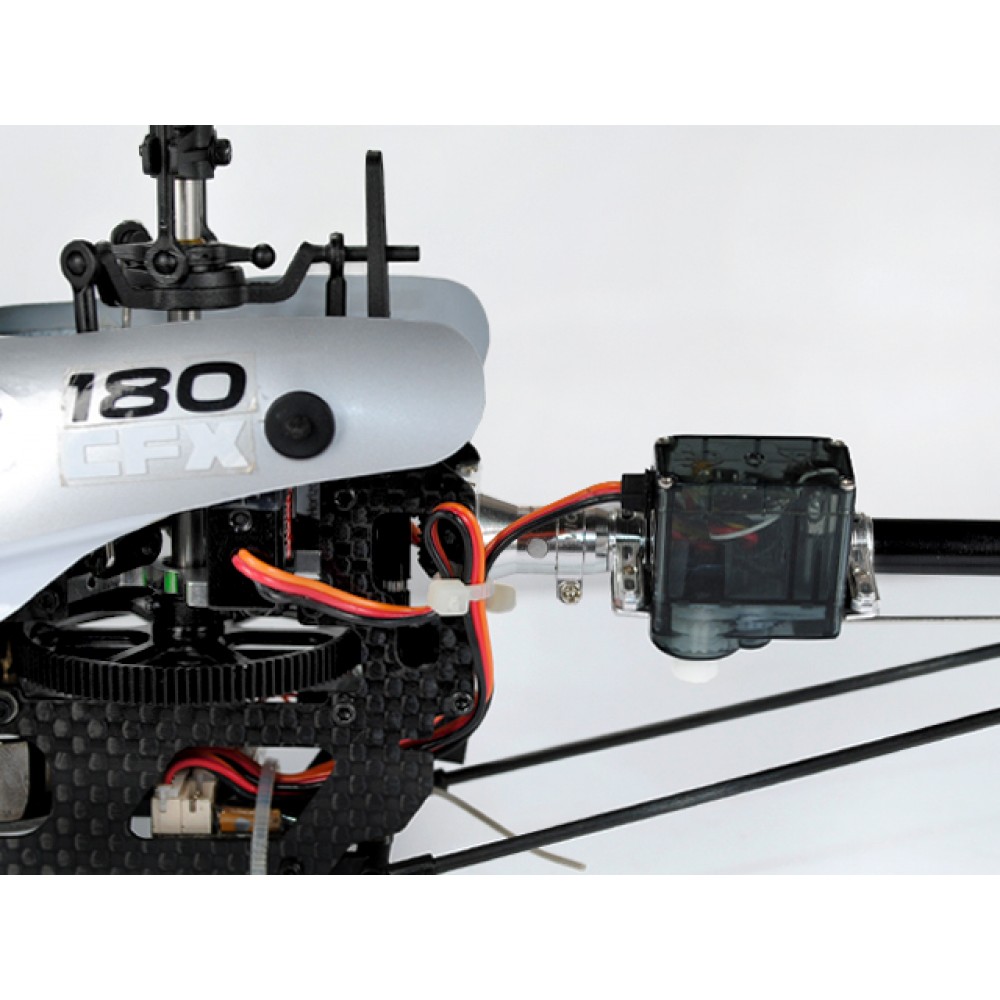 Microheli Blade 180 CFX Silver Aluminum Tail Boom Servo Mount MH-18FX005M 