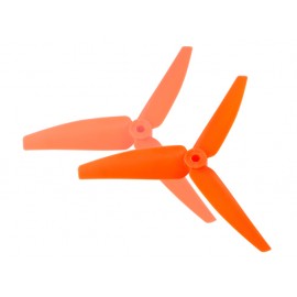 YELLOW BL2 MCPXBL Microheli Plastic 3 Blade Propeller 45mm Tail Blade YELLOW BL2 MCPXBL Microheli Plastic 3 Blade Propeller 45mm Tail Blade