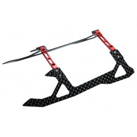 Microheli Blade 130 S Silver Aluminum Carbon Tail Motor Mount W/ Fin MH-130S025