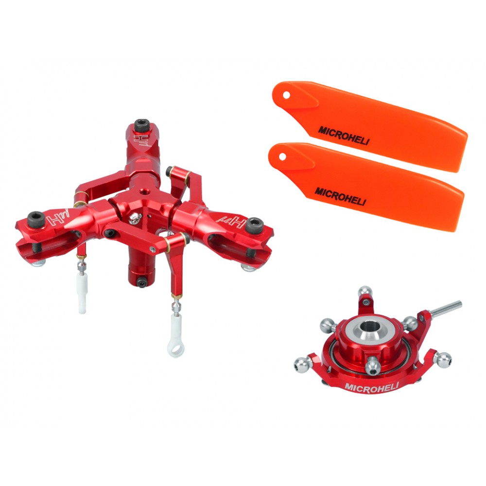 Microheli Precision CNC Power Package - Blade 450X / 330X / 330S MH-330X-PWRR RED 