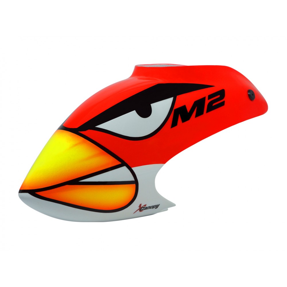XCanopy Airbrush Fiberglass Angry Bird Canopy - OMP Hobby M2 / EVO XCanopy Airbrush Fiberglass Angry Bird Canopy - OMP Hobby M2 / EVO